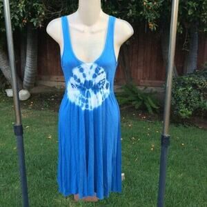 NEW LOVE TANJANE ANTHROPOLOGIE $120 TIE DYE DRESS S